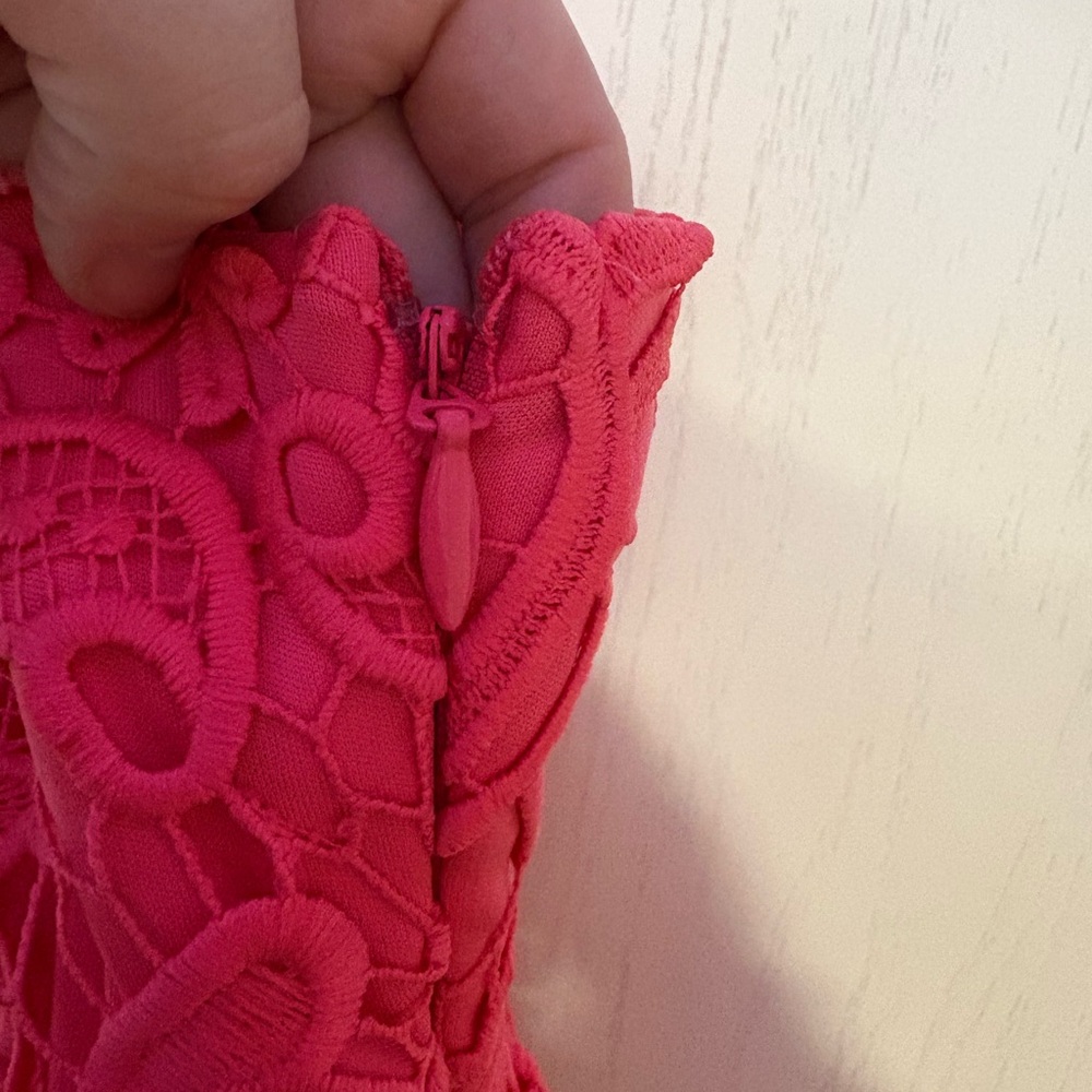 Torrid Midi Crochet Lace Sweetheart Dress - Picture 6 of 8